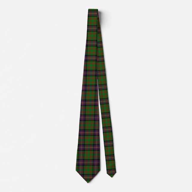 Scottish Clan Cochrane Tartan Plaid Neck Tie (Front)