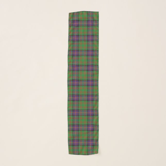 Scottish Clan Cochrane Tartan Plaid Scarf (Front)
