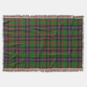 Scottish Clan Cochrane Tartan Plaid Throw Blanket
