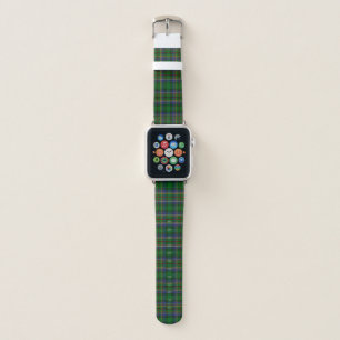 Scottish Clan Cockburn Tartan Plaid Apple Watch Band
