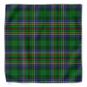 Scottish Clan Cockburn Tartan Plaid Bandana
