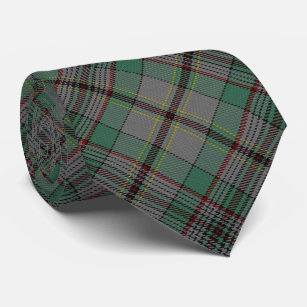 Scottish Clan Craig C Monogram Tartan Tie