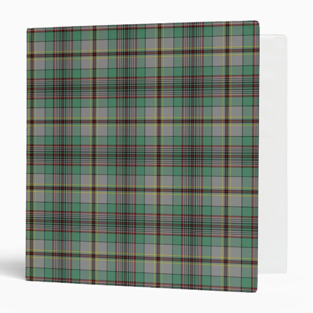 Scottish Clan Craig Tartan Plaid 3 Ring Binder (Front/Inside)