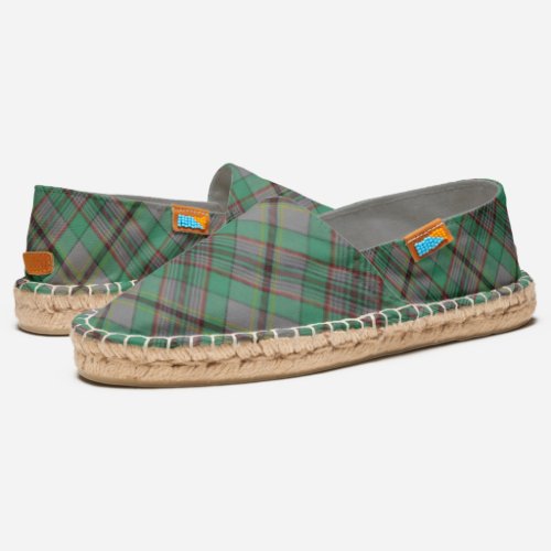 Scottish Clan Craig Tartan Plaid Espadrilles