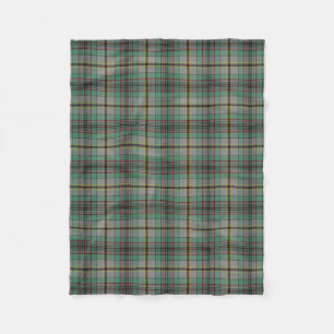 Scottish Clan Craig Tartan Plaid Fleece Blanket