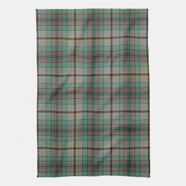 Scottish Clan Craig Tartan Plaid Kitchen Towel (Vertical)