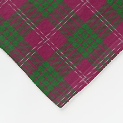 Crawford Ancient Tartan Crest Blanket Wave Style