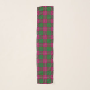 Scottish Clan Crawford Tartan Plaid Scarf