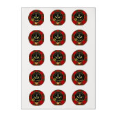 Scottish Clan Crest Thistle Tartan Edible Frosting Rounds (Sheet)