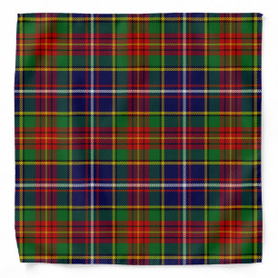 Scottish Clan Crozier Tartan Plaid Bandana