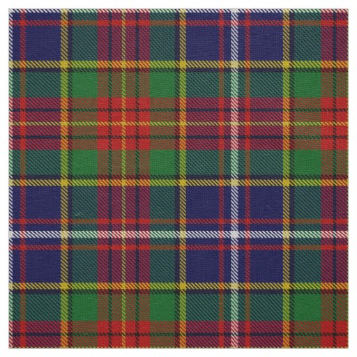 Scottish Clan Crozier Tartan Plaid Fabric