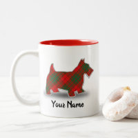 Scottish Clan Cumming Red Tartan Scottish Terrier