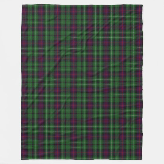 Scottish Clan Cunningham Classic Tartan Plaid Fleece Blanket