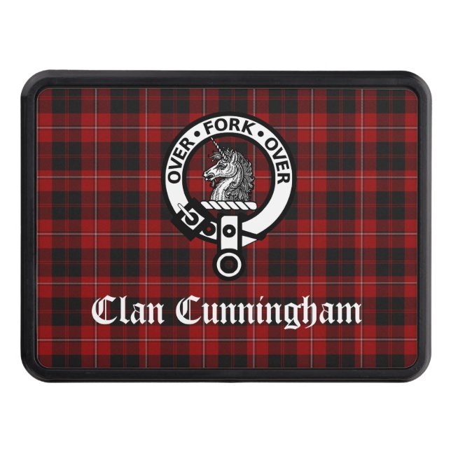 Scottish Clan Cunningham Crest Badge  Hitch Cover (Front)
