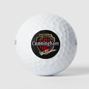 Scottish Clan Cunningham Personalize Your Name Golf Balls