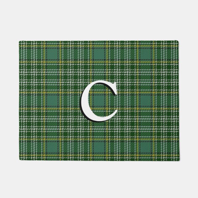 Scottish Clan Currie Tartan Doormat (Front)