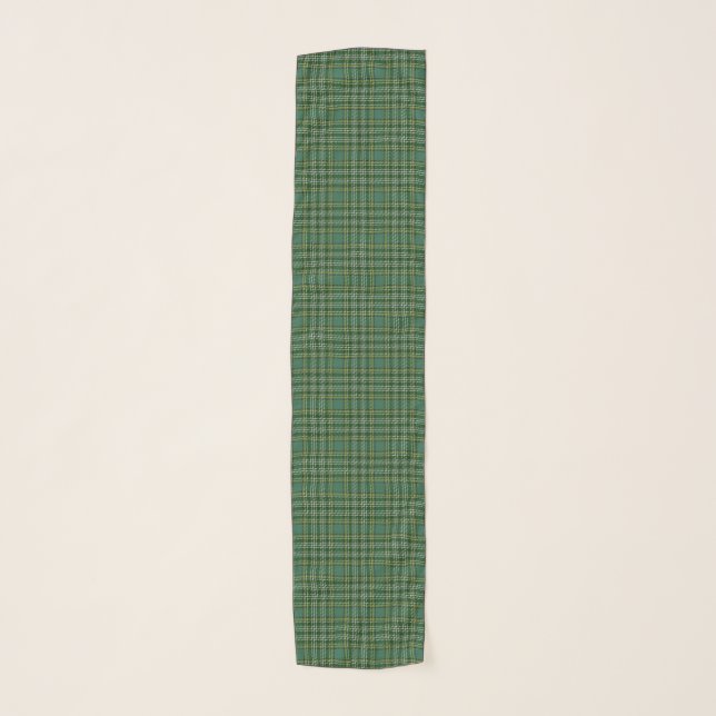 Scottish Clan Currie Tartan Plaid Scarf (Front)