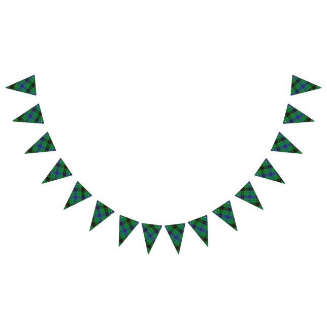 Scottish Clan Davidson Tartan Bunting Flags (All)