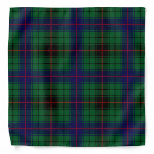 Scottish Clan Davidson Tartan Plaid Bandana