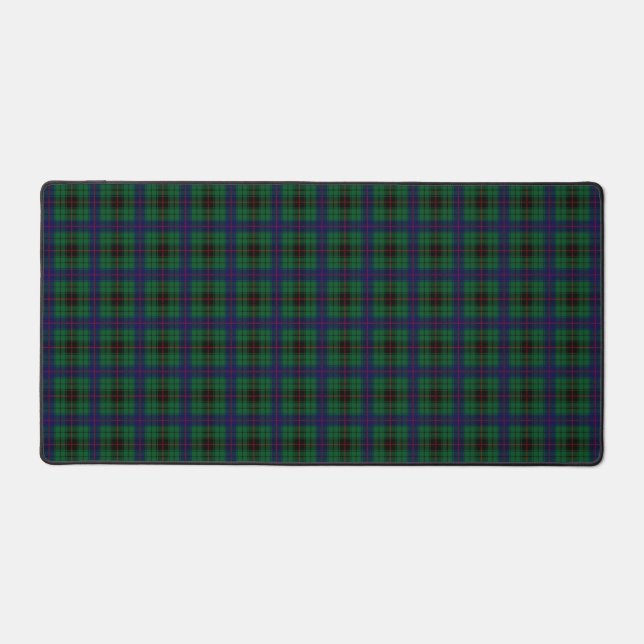 Scottish Clan Davidson Tartan Plaid Desk Mat (Front)