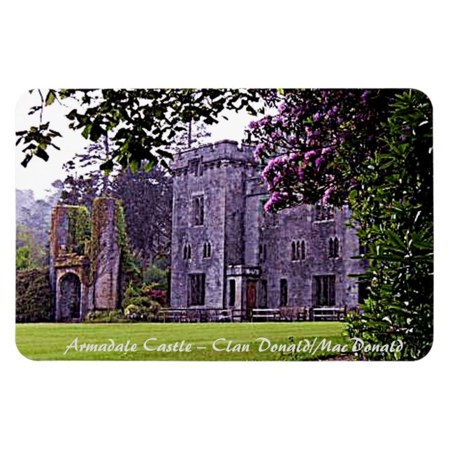 Scottish Clan Donald/MacDonald's  Armadale Castle Magnet (Horizontal)