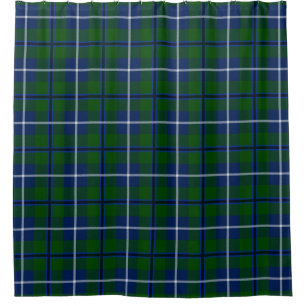Scottish Clan Douglas Tartan Plaid Shower Curtain