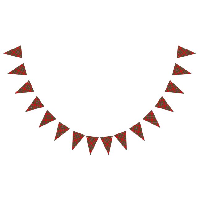 Scottish Clan Drummond Tartan Bunting Flags (All)