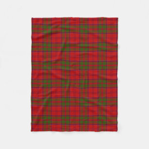 Scottish Clan Drummond Tartan Plaid Fleece Blanket