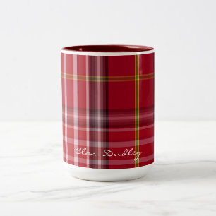 Scottish Clan Dudley Tartan Designer Mugs