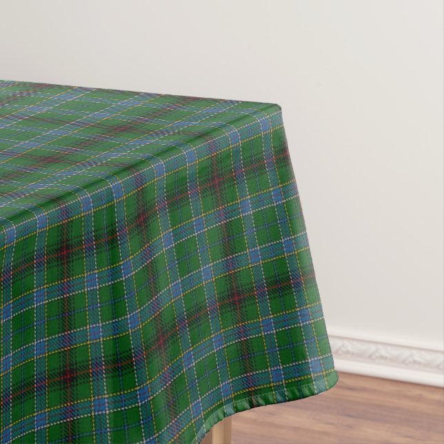 Scottish Clan Duncan Tartan Tablecloth (In Situ)