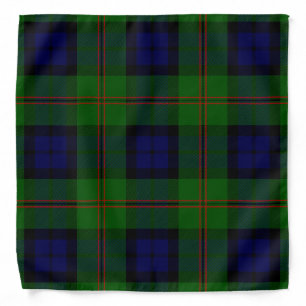 Scottish Clan Dundas Tartan Plaid Bandana