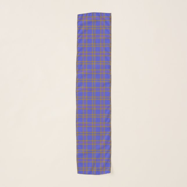 Scottish Clan Elliot Elliott Tartan Plaid Scarf (Front)