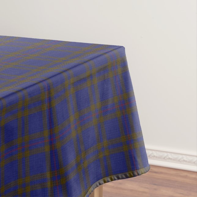 Scottish Clan Elliot Elliott Tartan Tablecloth (In Situ)