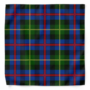 Scottish Clan Farquharson Tartan Plaid Bandana