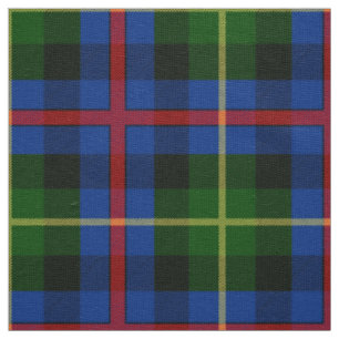 Scottish Clan Farquharson Tartan Plaid Fabric