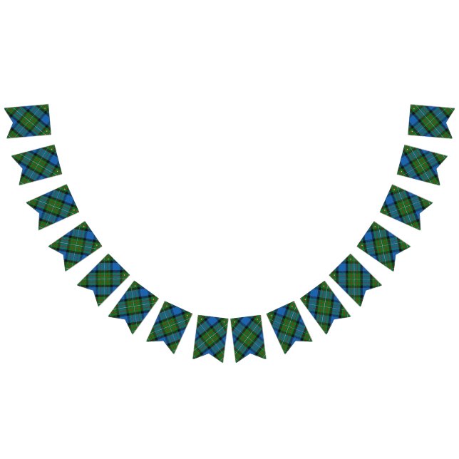 Scottish Clan Fergusson Ferguson Tartan Bunting Flags (All)