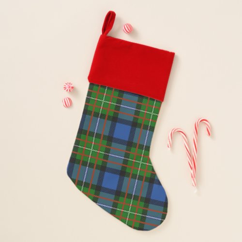 Scottish Clan Fergusson Tartan Plaid Christmas Stocking