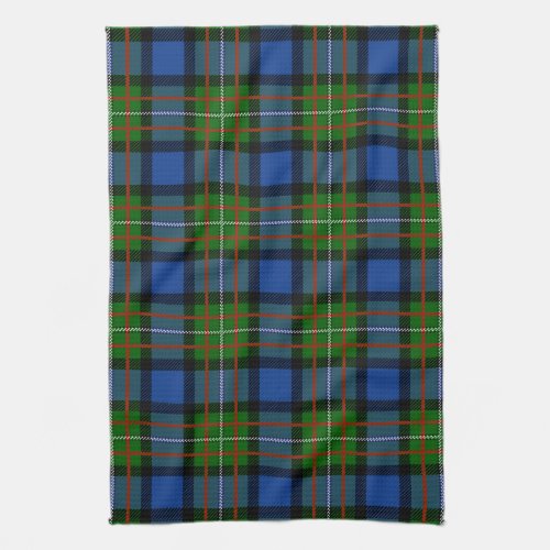 Scottish Clan Fergusson Tartan Plaid Kitchen Towel