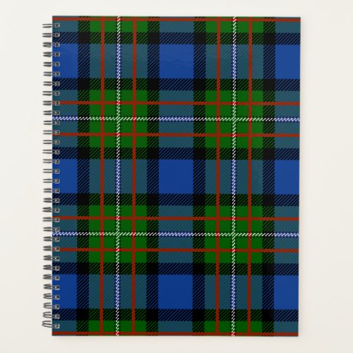 Scottish Clan Fergusson Tartan Plaid Planner