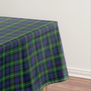 Scottish Clan Forbes Tartan Tablecloth