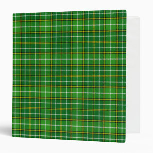 Scottish Clan Forrester Hunting Tartan Plaid 3 Ring Binder