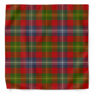 Scottish Clan Forrester Tartan Plaid Bandana
