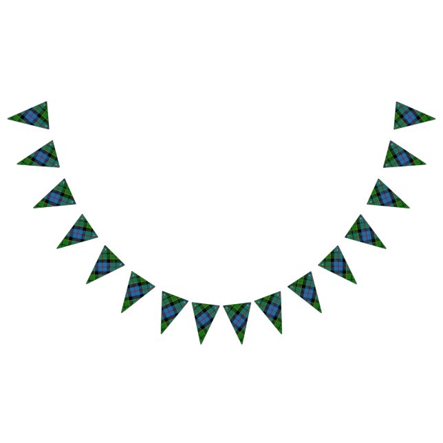 Scottish Clan Forsyth Tartan Bunting Flags (All)