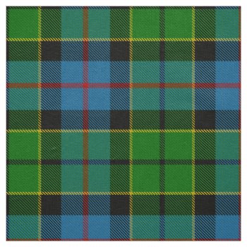 Scottish Clan Forsyth Tartan Plaid Fabric by thecelticflame at Zazzle