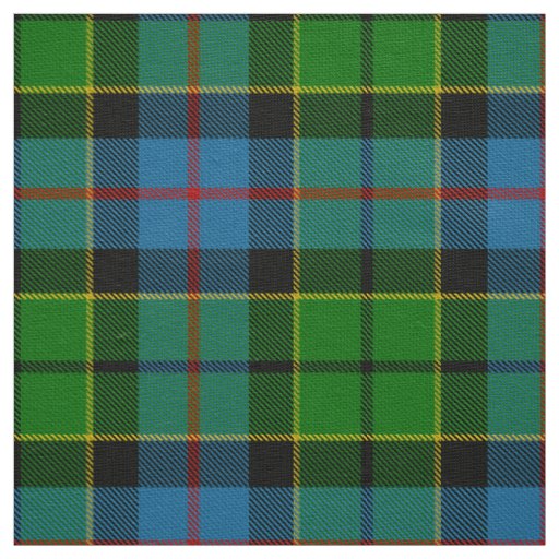 Scottish Clan Forsyth Tartan Plaid Fabric