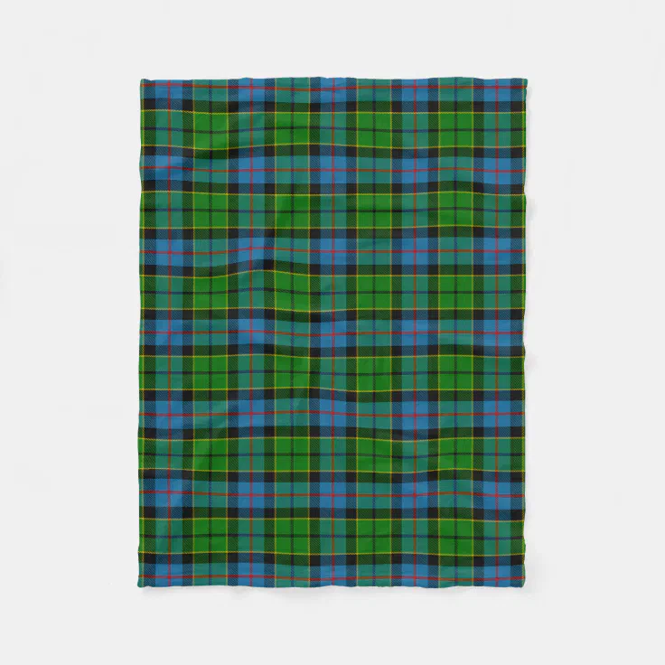 Forsyth Tartan Crest Premium Blanket - Thistle Style