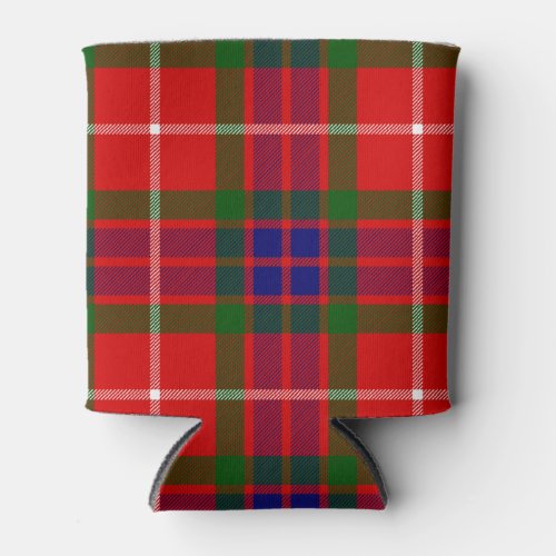 Scottish Clan Fraser of Lovat Tartan Plaid Can Cooler