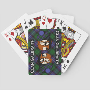 Scottish Clan Galbraith Tartan Deck Poker Cards