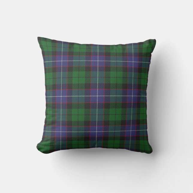 Scottish Clan Galbraith Tartan Outdoor Pillow (Front)