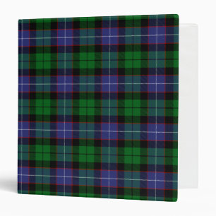Scottish Clan Galbraith Tartan Plaid 3 Ring Binder